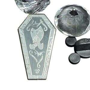 Disney Jafar Villain Trading Pin Hidden Mickey Aladdin Coffin Brooch Lapel Pin